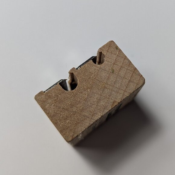 Vintage Mobius Ruppert M+R 411-0 Wood Pencil Sharpener Made in Germany - Picture 3 of 5